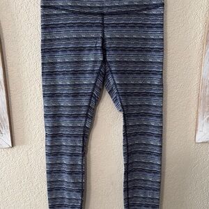 Lululemon Athletica Blue and Gray Leggings